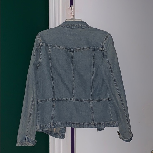 French Cuff Jean Jacket - Picture 7 of 10
